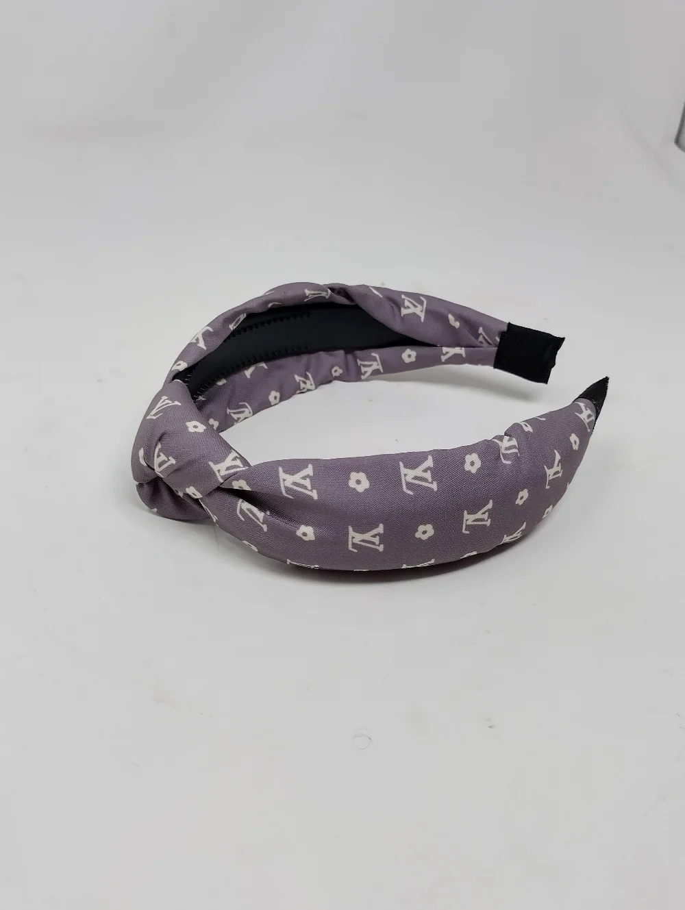 LV Lavender Logo Knot Headband